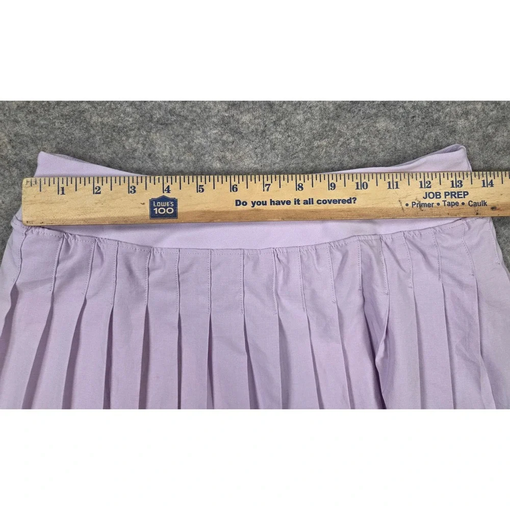 Nike Court Victory Pleated Tennis Skirt Lavender Purple Black Trim Small Skort